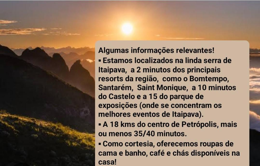 Recanto De Itaipava - Casa Com Forno De Pizza A Lenha, Churrasqueira, Pet Friendly, Equipada Para Ate 6 Pessoas, Em Meio A Natureza E Proxima Ao Centro Do Bairro Petrópolis エクステリア 写真